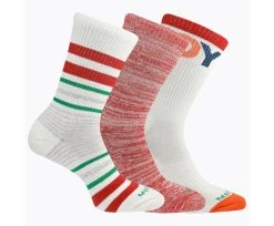 Merrell Stripes Of Joy Crew 3-Pack Sock