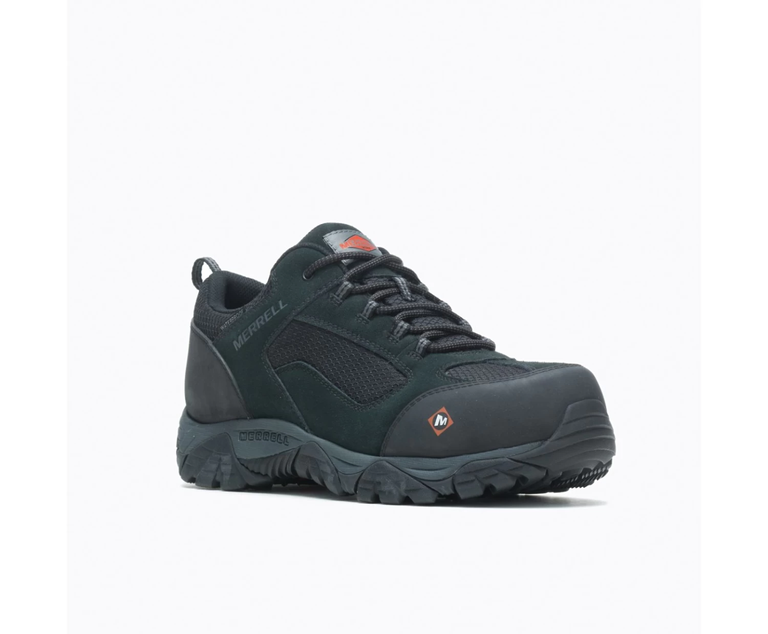 Merrell Men's Moab Onset Waterproof Comp Toe Work Shoe Wide Width - Image 4